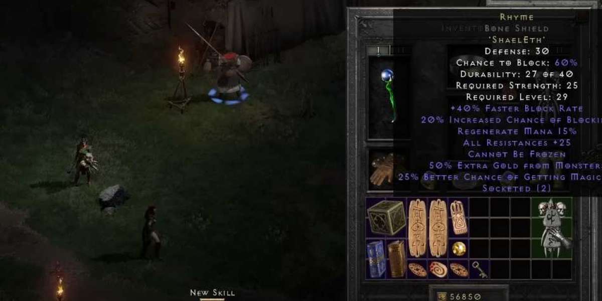 In Diablo II the previous construction sequences for mercenary items have been brought back