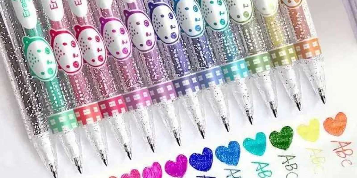 What are the factors that affect the price of erasable glitter gel pen