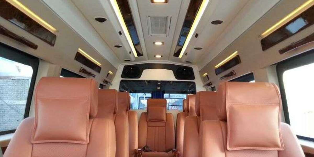 Discover Premium Travel with Our 12-Seater Luxury Tempo Traveller in Delhi